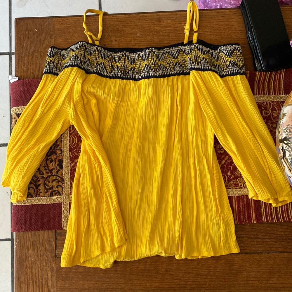 Yellow shirt